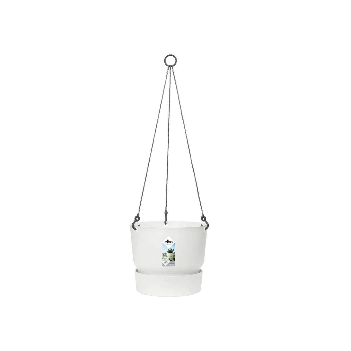 Elho - Greenville Hanging Basket/Saucer 24cm
