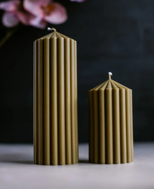Cirque Pillar Candles - Set of 2